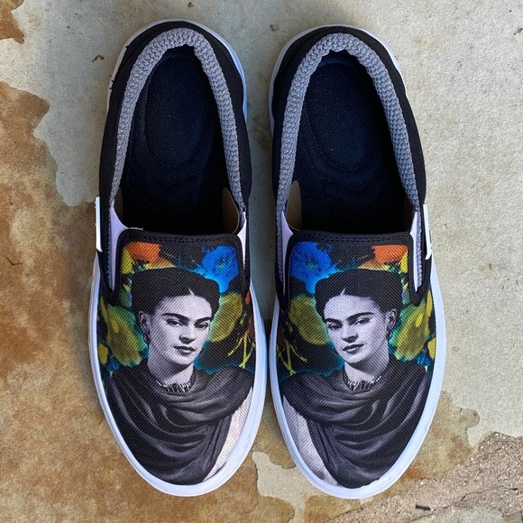 WOMEN'S PRINTED CANVAS SNEAKERS "FRIDA KAH… - Picture 5 of 6